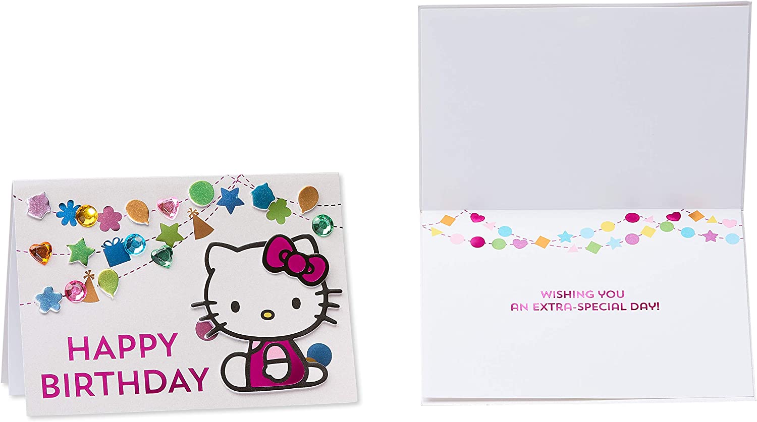 Papyrus Birthday Card for Girl (Sweet, Fun, and Sparkly) - Image 4